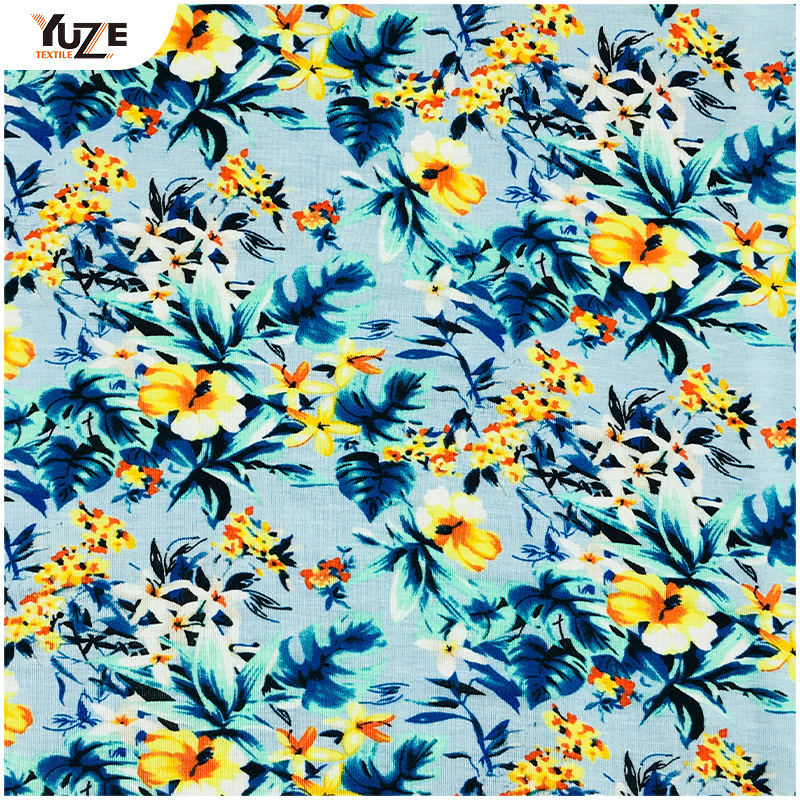 YZGTP-ES1018 Rayon Jersey Spandex Stampa