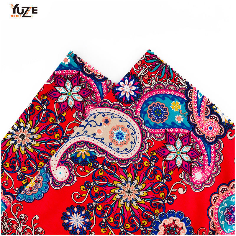 Yzmy-170715 Rayon OE Spandex Stampa