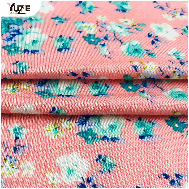 YZS15-413 Rayon Jersey Spandex Stampa