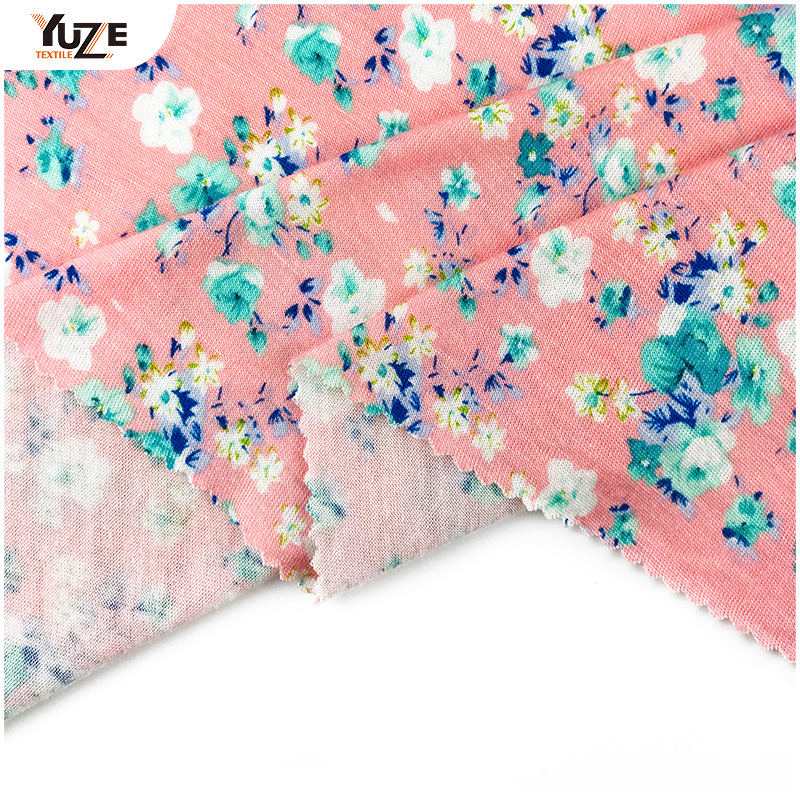 YZS15-413 Rayon Jersey Spandex Stampa