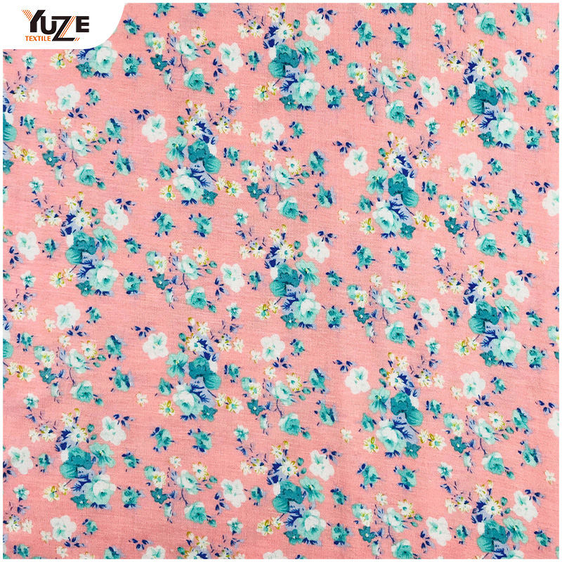 YZS15-413 Rayon Jersey Spandex Stampa
