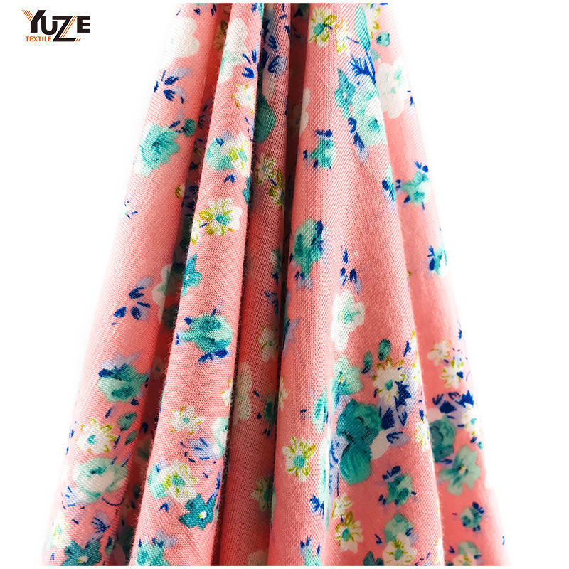 YZS15-413 Rayon Jersey Spandex Stampa