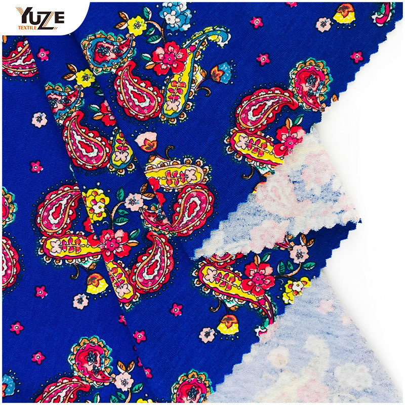 YZS16-319 Rayon OE Spandex Stampa