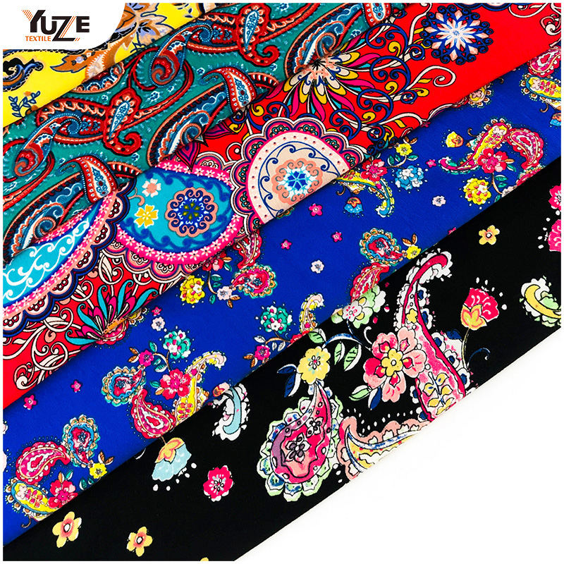 YZS16-319 Rayon OE Spandex Stampa