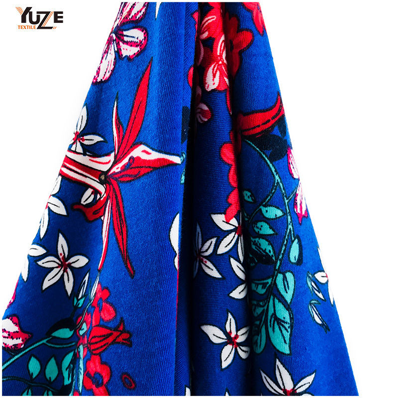 YZS18-539 Poly Spense Jersey Spandex Stampa