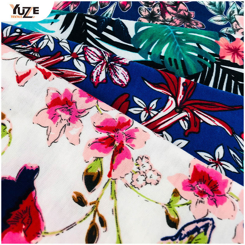 YZS18-539 Poly Spense Jersey Spandex Stampa