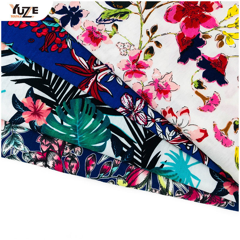 YZS18-701 Poly Spense Jersey Spandex Stampa