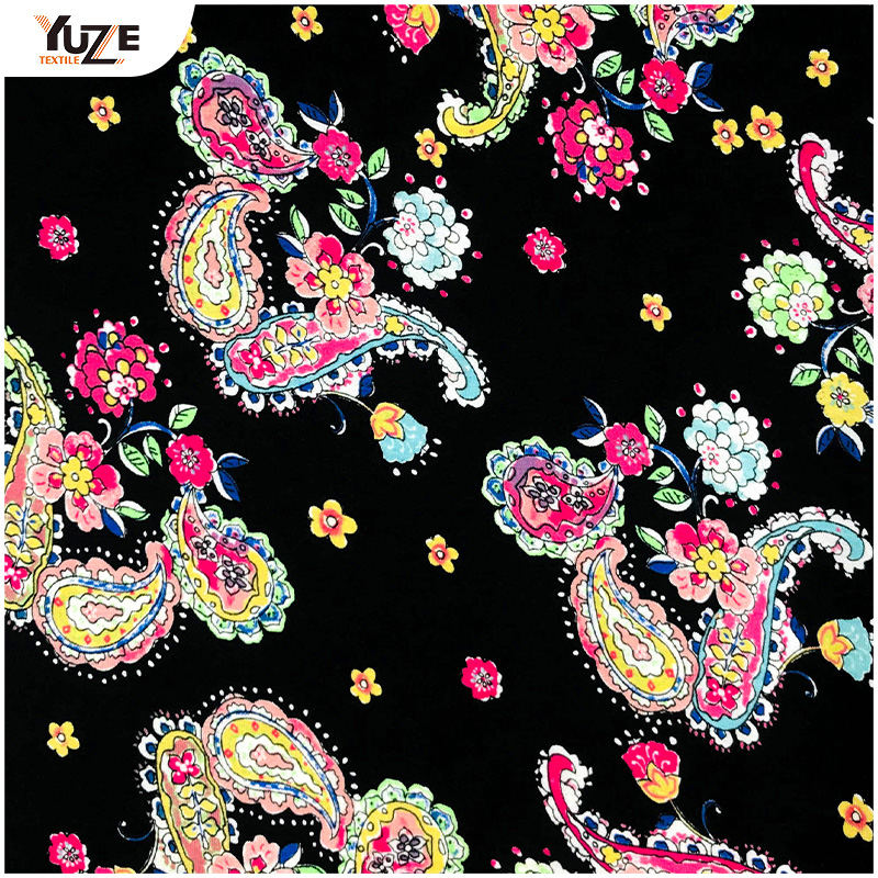 YZS20-119 Rayon OE Spandex Stampa