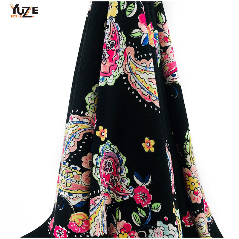 YZS20-119 Rayon OE Spandex Stampa