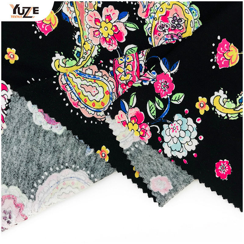 YZS20-119 Rayon OE Spandex Stampa