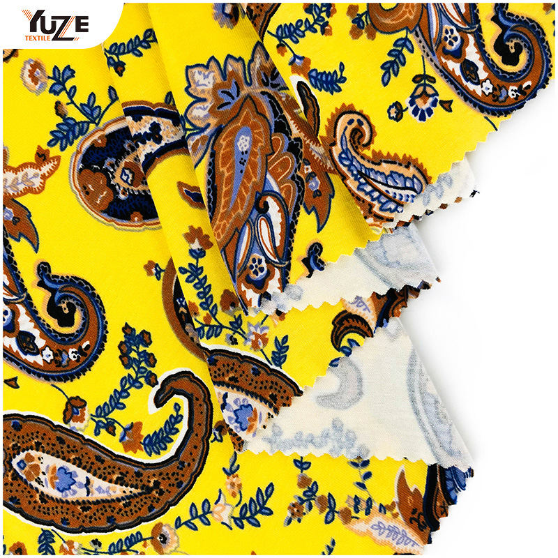 YZS21-125-2 Rayon OE Spandex Stampa