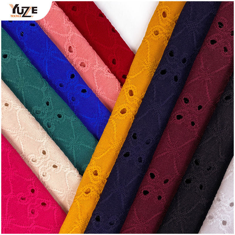 YZK-030030 dty spandex jacq with foles