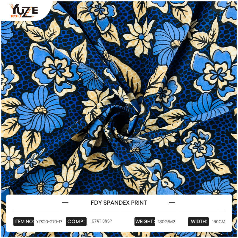 YZS20-270-17 FDY Spandex Stampa