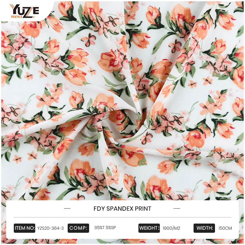 YZS20-364-3 FDY Spandex Stampa