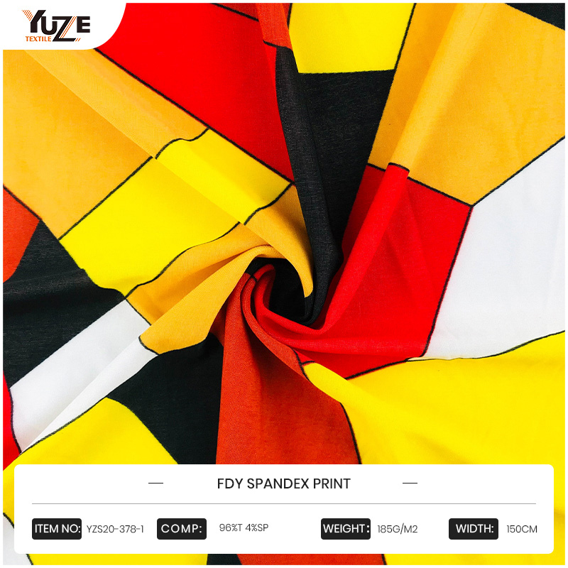 YZS20-378-1 FDY Spandex Stampa