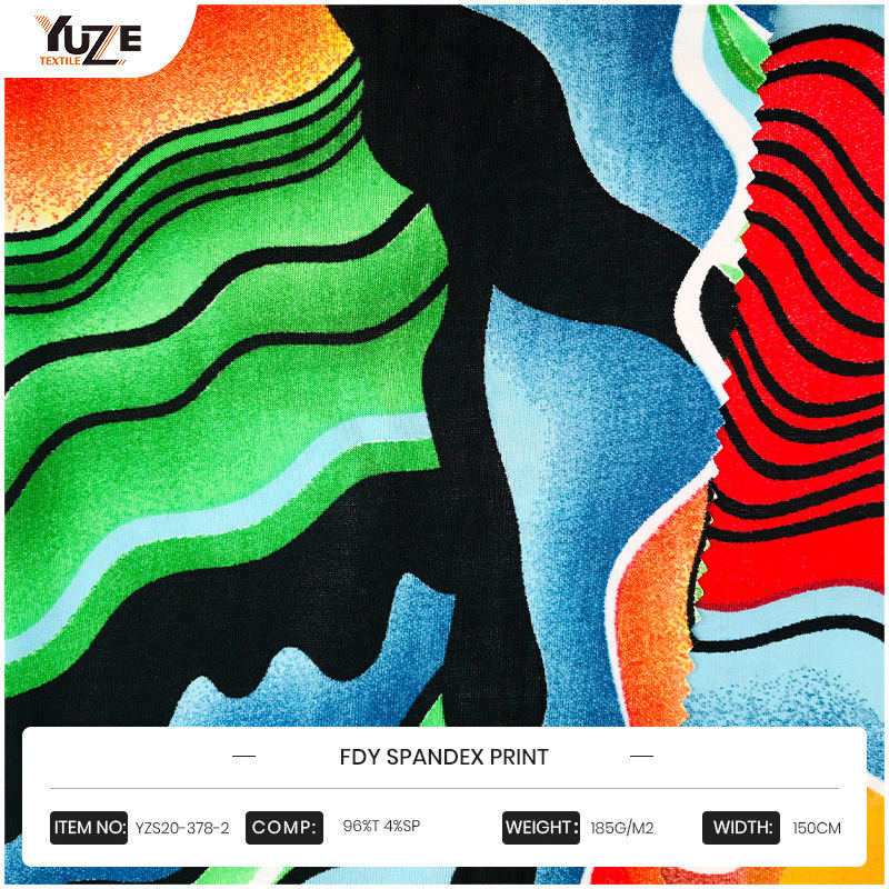 YZS20-378-2 FDY Spandex Stampa