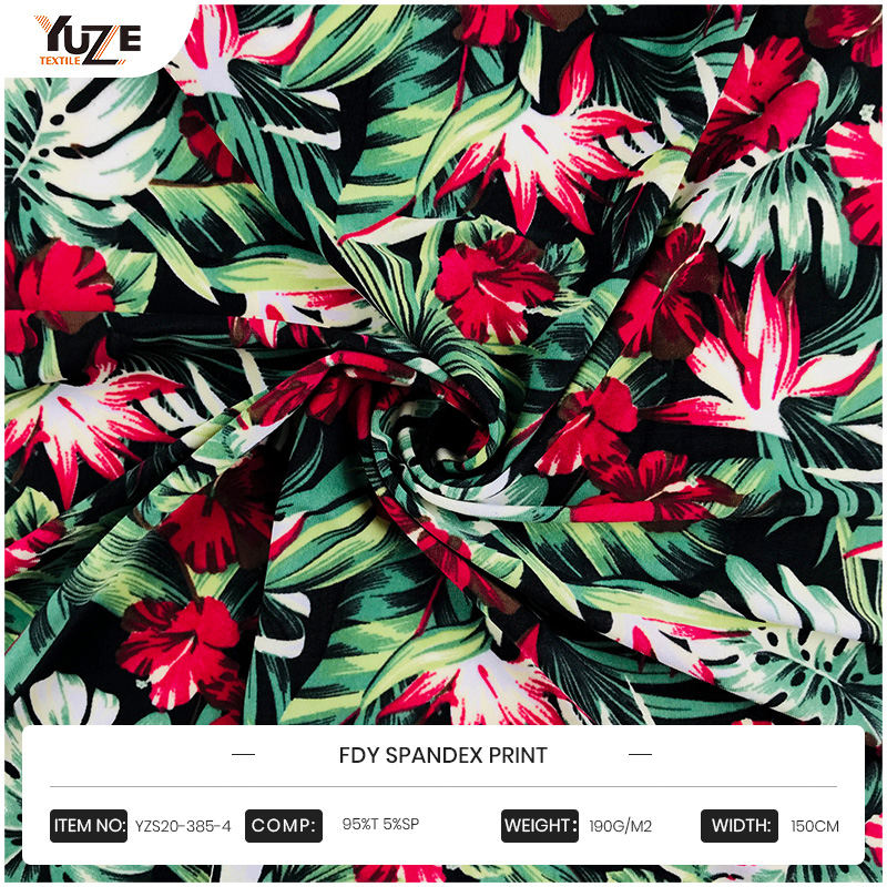 YZS20-385-4 Stampa spandex FDY