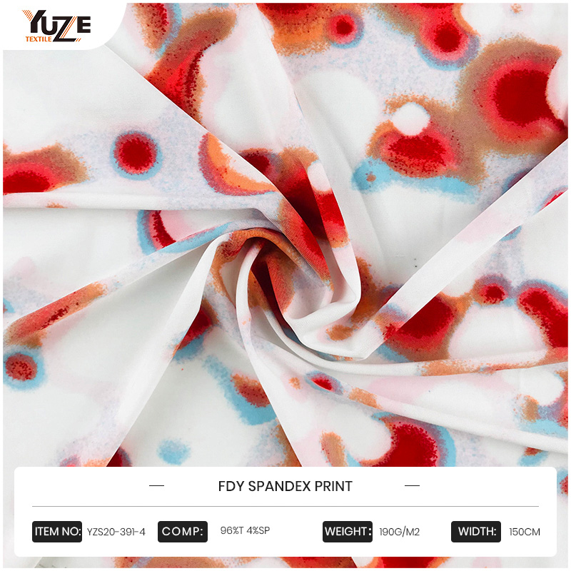 YZS20-391-4 Stampa spandex FDY