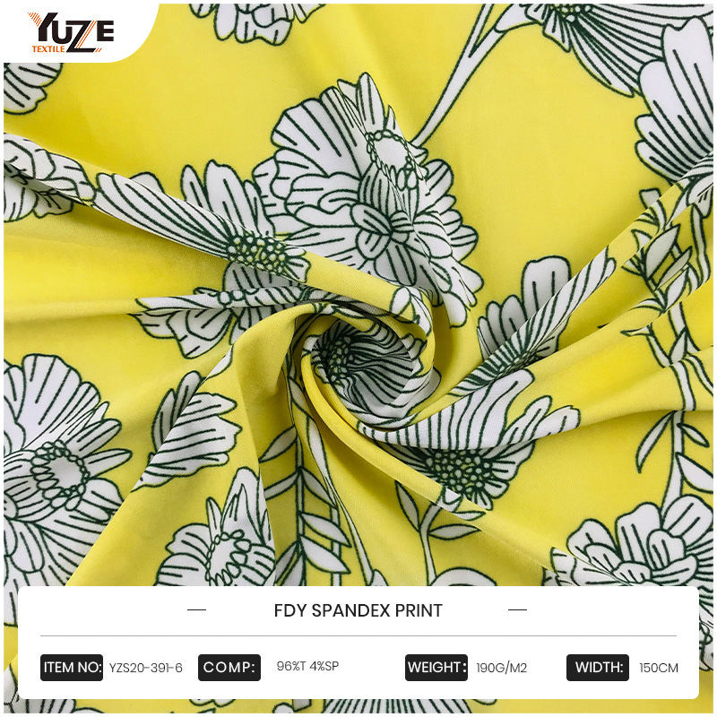 YZS20-391-6 FDY Spandex Stampa