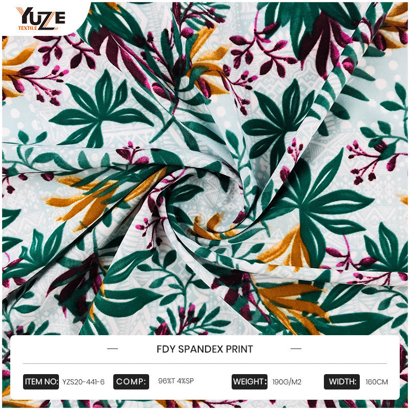 YZS20-441-6 FDY Spandex Stampa