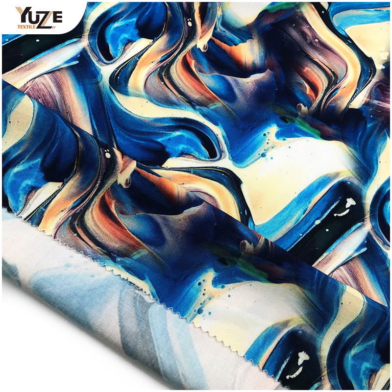 YZW-020612-21 Rayon Poplin Digital Print